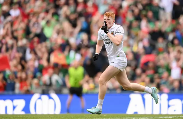 Darragh Beirne celebrates