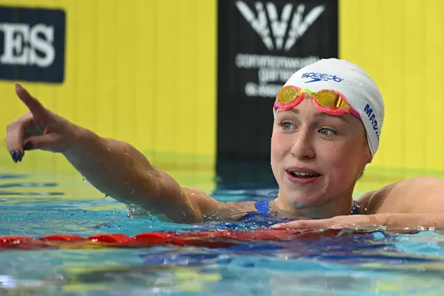 Scotland's Keanna Macinnes reacts