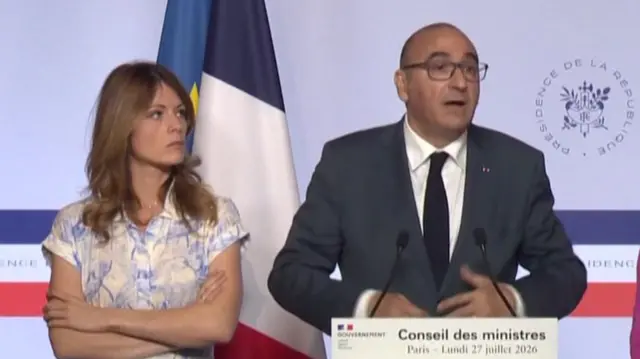 Laurent Nuñez, Interior Minister gives a news conference