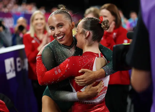 It's silver for England's Abigail Martin! And it's bronze for Wales' Abigail Roper!
