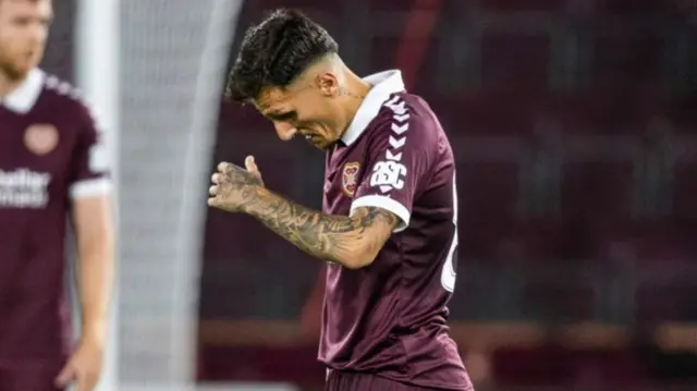 Alexandros Kyziridis looks dejected