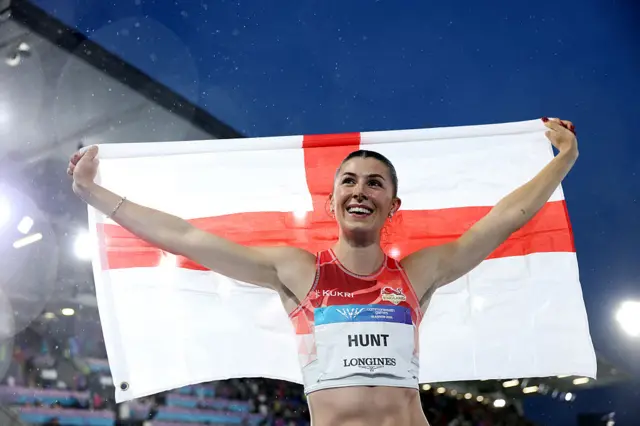 England's Amy Hunt