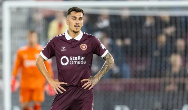 FT: Hearts 0-2 Sturm Graz (agg 0-6)