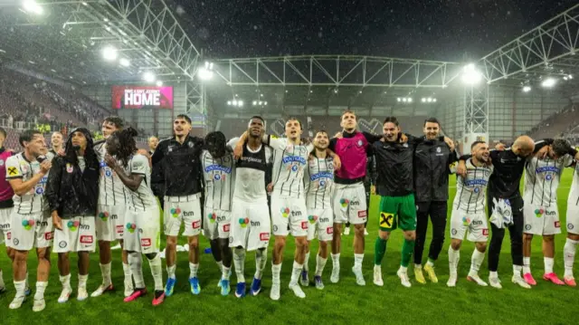 Sturm Graz celebrate