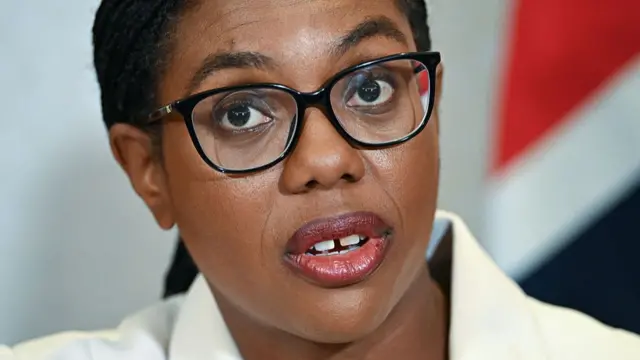 Kemi Badenoch in a close-up image