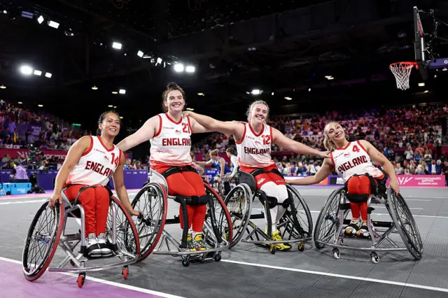England women's 3x3 wheelchair basketball team win gold at 2026 Commonwealth Games