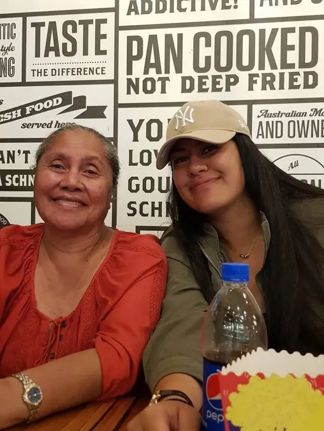Uneeq Palavi with her Grandmother
