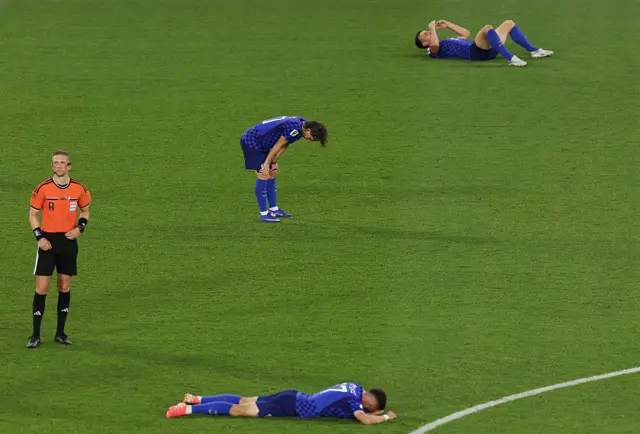 Croatia dejected