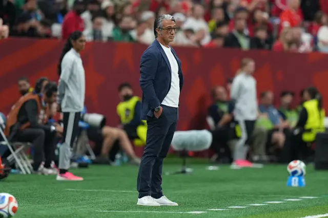 Head coach of Switzerland Murat Yakin looks on