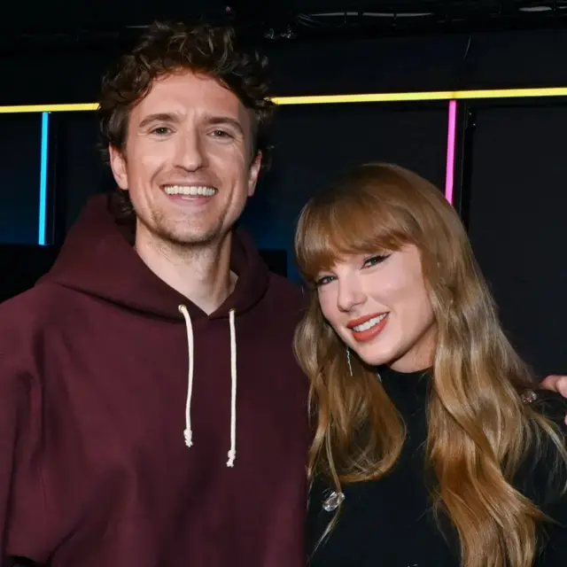Greg James and Taylor Swift