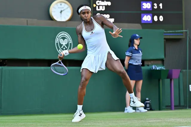 Coco Gauff of the United States