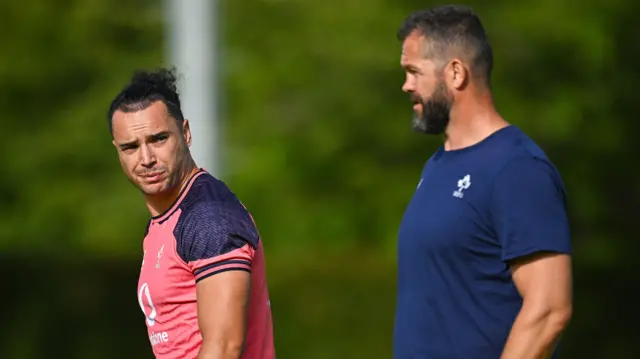 James Lowe and Andy Farrell