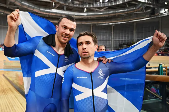 Aaron Pope and Neil Fachie
