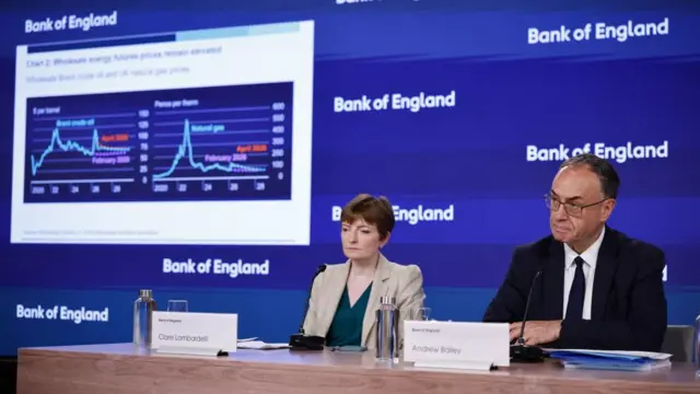 News conference given by Bank of England
