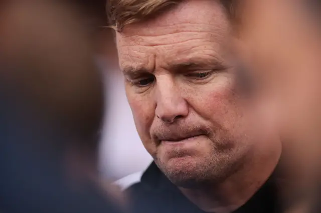 Newcastle manager Eddie Howe