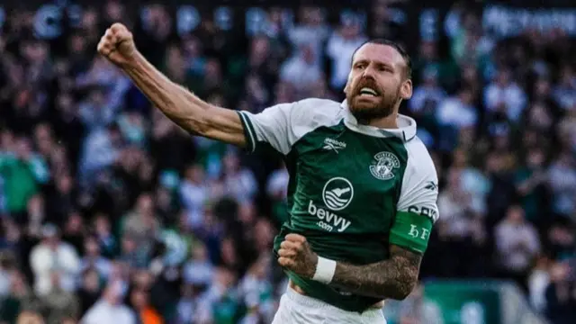 Martin Boyle celebrates making it 4-0