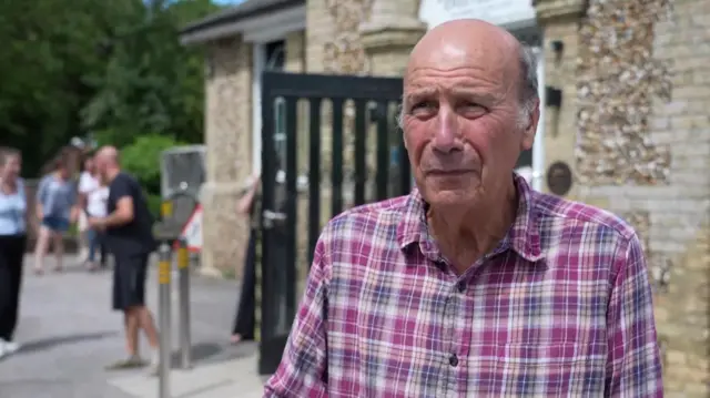 Rob Tucker is a retired accountant who owns a holiday home in the evacuated area