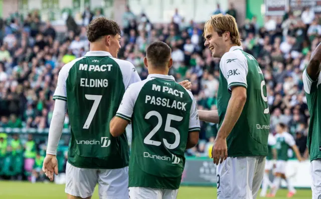 Owen Elding, Felix Passlack and Nathan Lowe