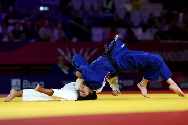 Scotland's Eva Ewing lost her bronze medal bout to Katryna Esposito of Malta.