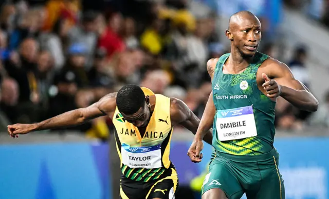 South Africa's Sinesipho Dambile