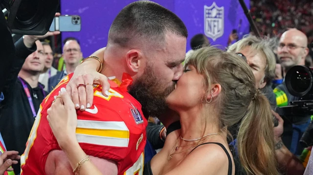 Taylor Swift and Travis Kelce