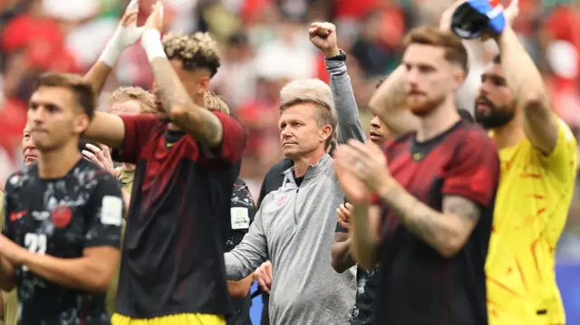 Jesse Marsch at full-time