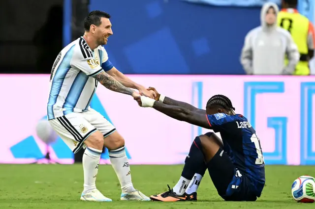 Messi and Cabral