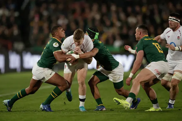 South Africa stop England