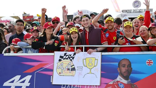 Fans at Silverstone