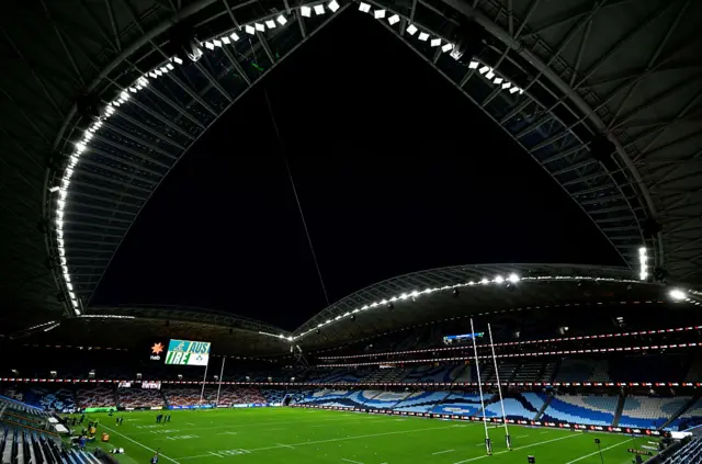 A general view inside the Allianz Stadium in Sydney, Australia.