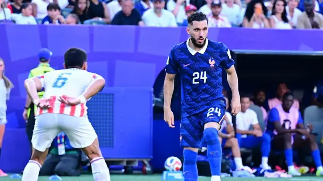 Rayan Cherki on the ball
