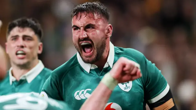 Kelleher celebrating