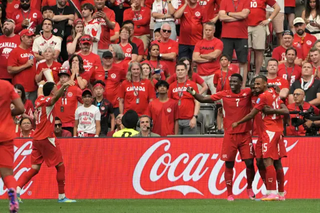 Canada celebrate