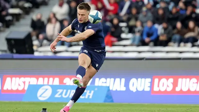 Fergus Burke converts for Scotland