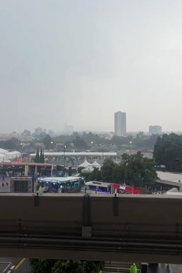 Stormy weather in Mexico City