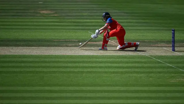 Nat Sciver-Brunt plays a shot