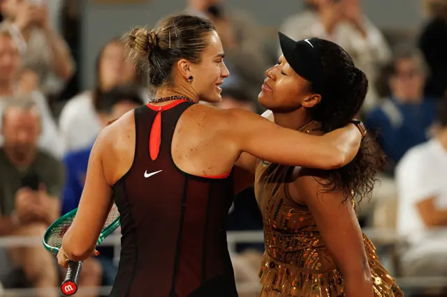 Aryna Sabalenka and Naomi Osaka