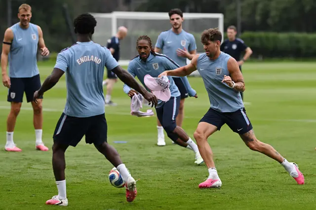 England training in Mexico City