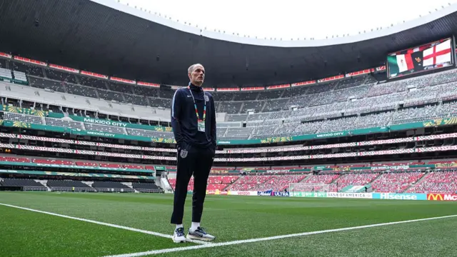 Thomas Tuchel in the Azteca Stadium