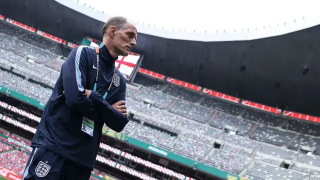 Thomas Tuchel at the Azteca Stadium