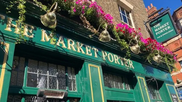 Exterior picture of the Market Porter