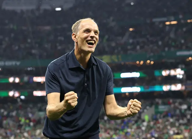 Thomas Tuchel celebrates