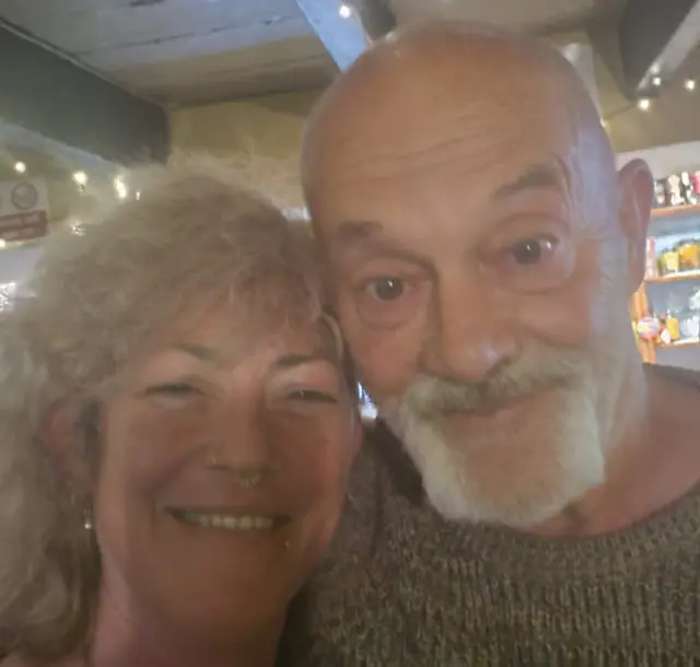 Keith Allen and Sarah Badrock