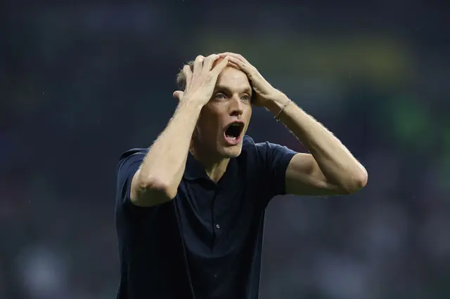 Thomas Tuchel looks shocked
