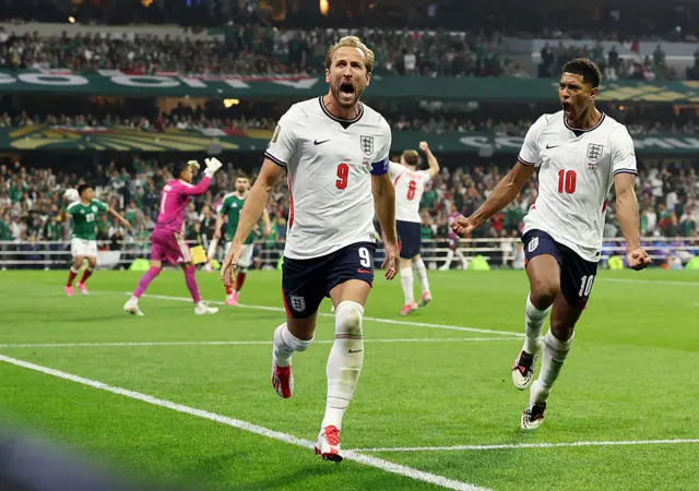 Harry Kane celebrates