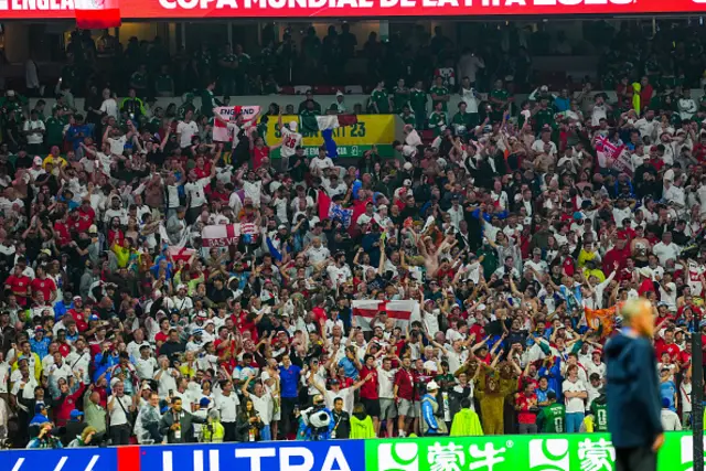 Fans of England celebrate