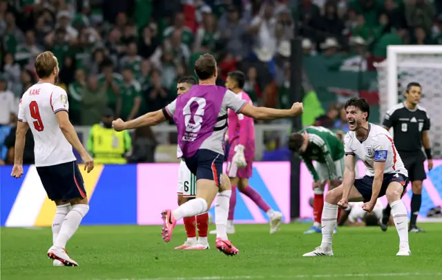 England celebrate
