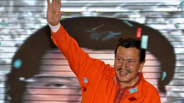 Former Philippine President Joseph Estrada