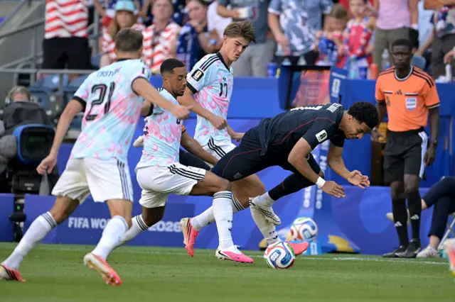 Timothy Castagne of Belgium, Youri Tielemans of Belgium, Charles De Ketelaere of Belgium, Malik Tillman