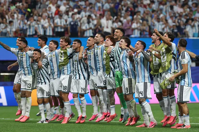 Argentina celebrate